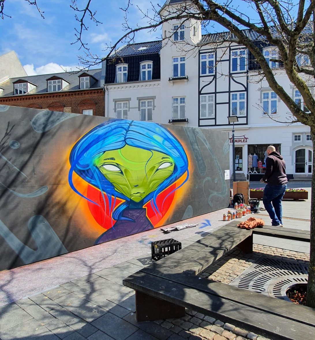 Lasse Bjerregrav - Slagelse Street Art festival 2021