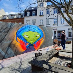 Lasse Bjerregrav – Work in Progress – Slagelse Street Art festival
